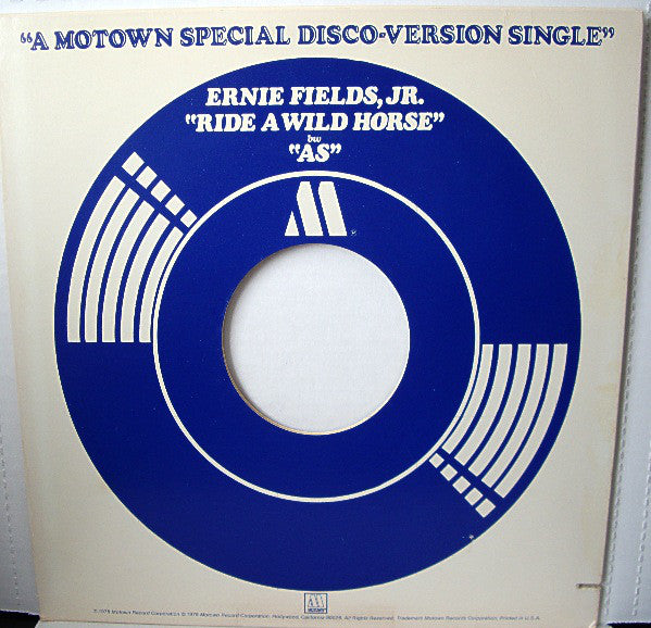 Ernie Fields : Ride A Wild Horse / As (12", Single)