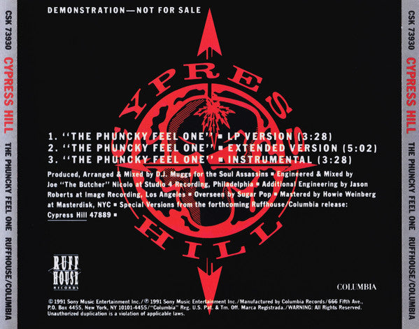 Cypress Hill : The Phuncky Feel One (CD, Single, Promo)