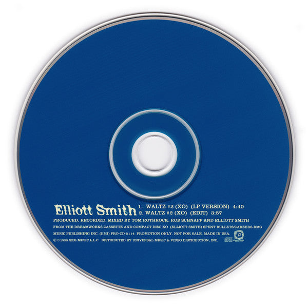 Elliott Smith : Waltz #2 (XO) (CD, Single, Promo)