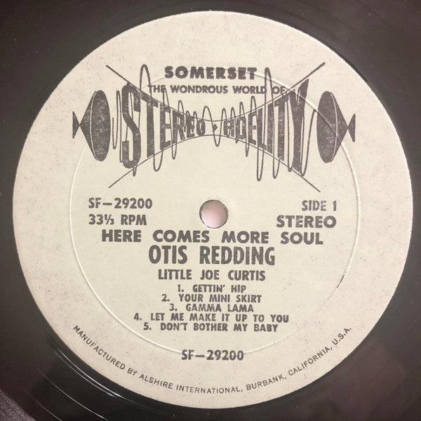Otis Redding & Little Joe Curtis : Here Comes More Soul (LP, Album, Comp)