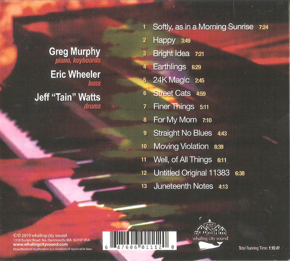 Greg Murphy Trio : Bright Idea (CD)