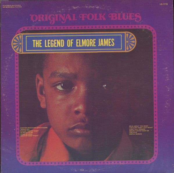 Elmore James : The Legend Of Elmore James (LP, Comp, RE)
