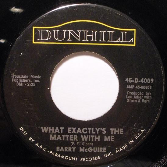 Barry McGuire : Eve Of Destruction (7", Single)