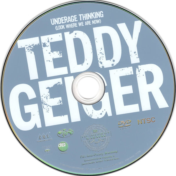 Teddy Geiger : Underage Thinking (Look Where We Are Now) (CD, Album, RE + DVD-V, NTSC, Reg)