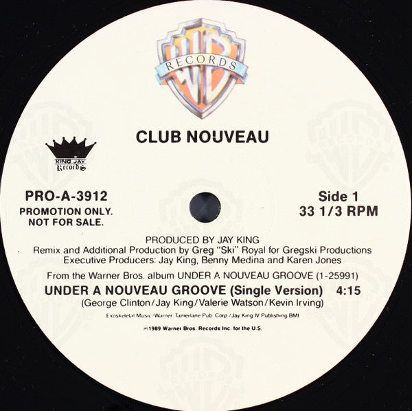 Club Nouveau : Under A Nouveau Groove  (12", Promo)