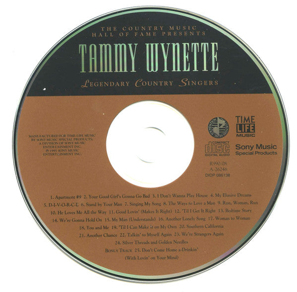 Tammy Wynette : The Country Music Hall Of Fame Presents Tammy Wynette (CD, Comp)