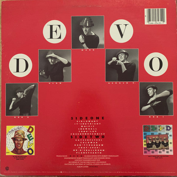 Devo : Freedom Of Choice (LP, Album, Jac)