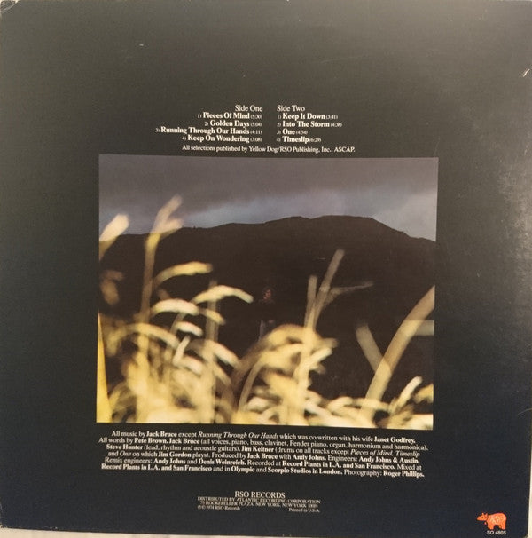 Jack Bruce : Out Of The Storm (LP, Album, MO )