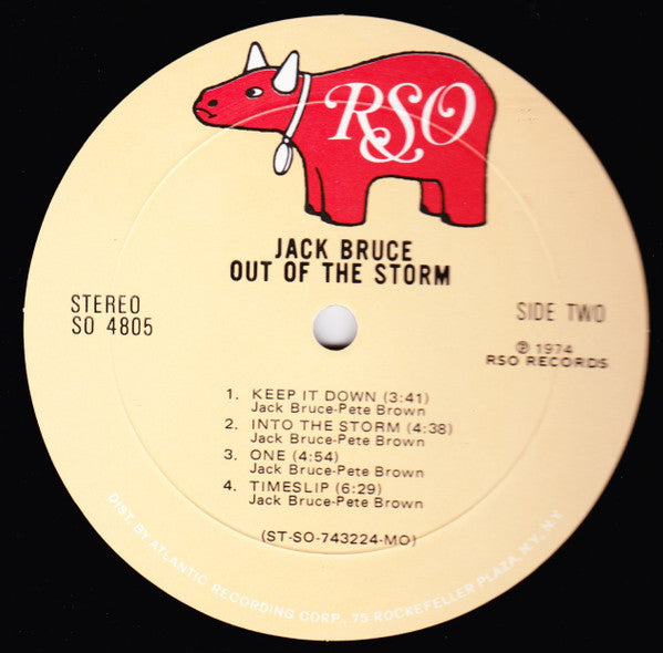 Jack Bruce : Out Of The Storm (LP, Album, MO )