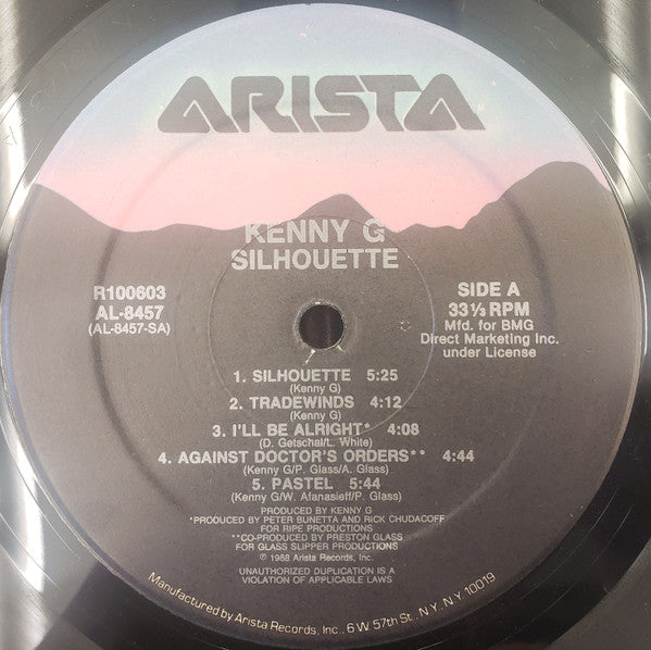 Kenny G (2) : Silhouette (LP, Album, Club)