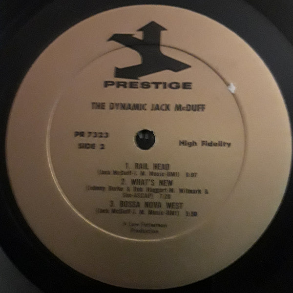 The Brother Jack McDuff Quartet With The Big Band Of Benny Golson : The Dynamic Jack Mc Duff (LP, Album, Mono, Gat)