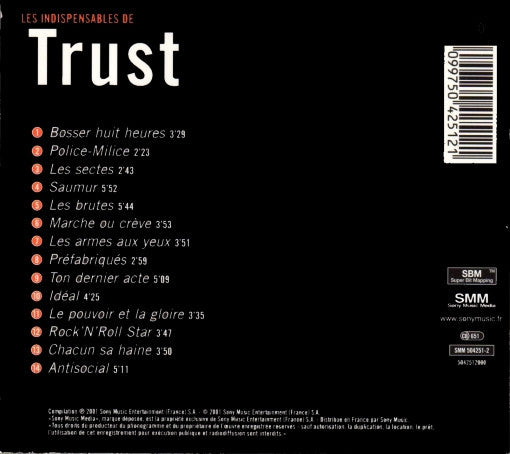 Trust (2) : Les Indispensables De Trust (CD, Comp)