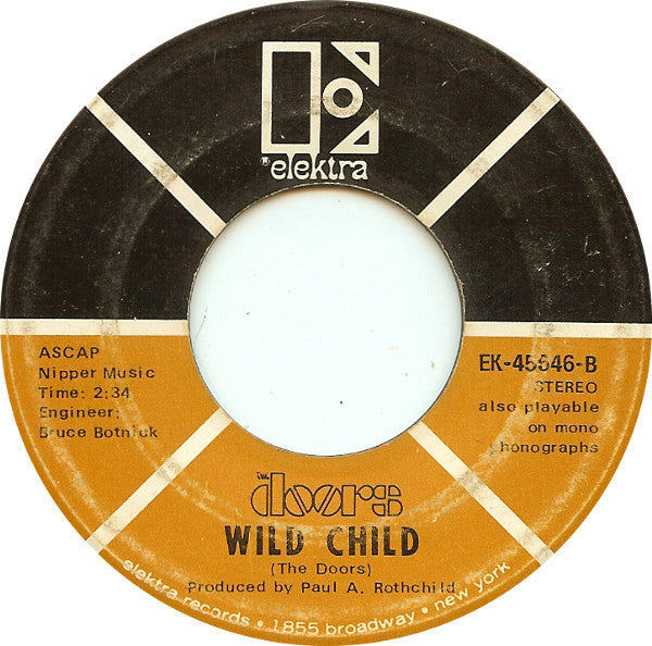 The Doors : Touch Me / Wild Child (7", Single, ARP)