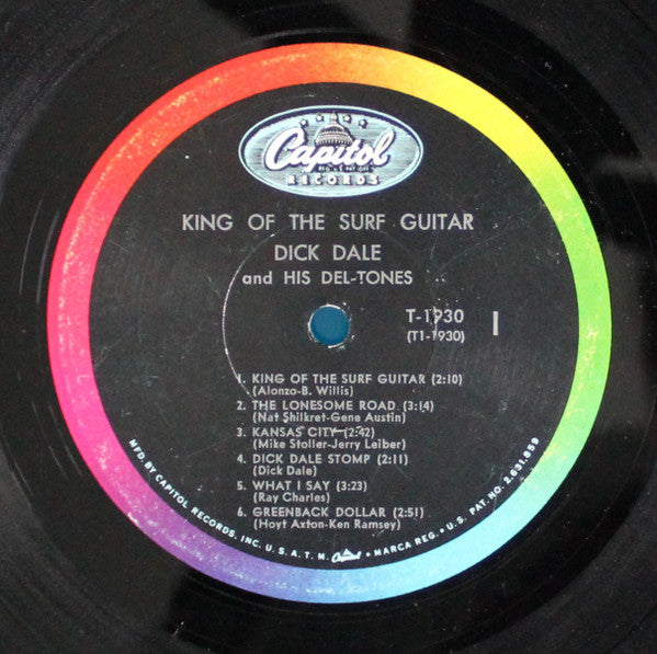 Dick Dale & His Del-Tones : King Of The Surf Guitar (LP, Mono, Scr)