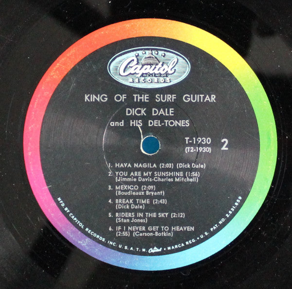 Dick Dale & His Del-Tones : King Of The Surf Guitar (LP, Mono, Scr)