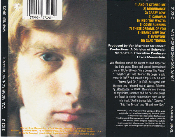 Van Morrison : Moondance (CD, RE)