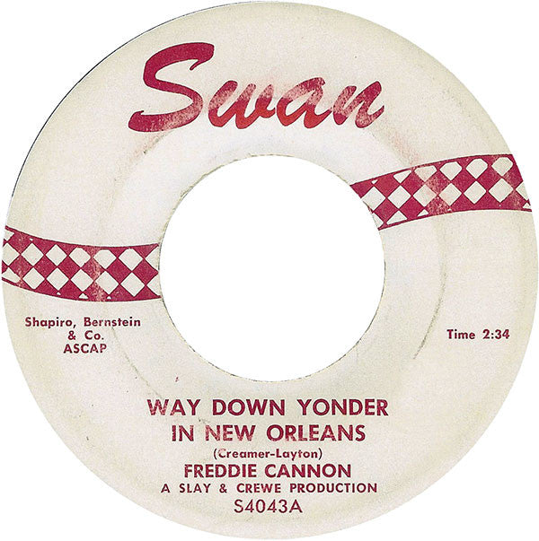 Freddy Cannon : Way Down Yonder In New Orleans / Fractured (7", Single)