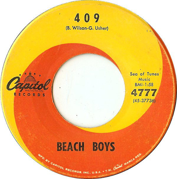 Beach Boys* : Surfin' Safari / 409 (7", Single, Scr)