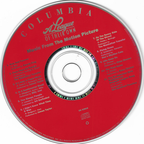 Various : A League Of Their Own (Music From The Motion Picture) (CD, Comp)