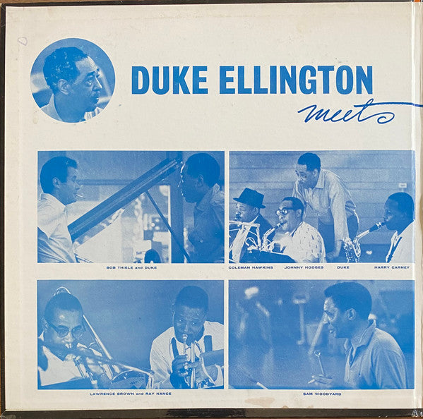 Duke Ellington Meets Coleman Hawkins : Duke Ellington Meets Coleman Hawkins (LP, Album, RP)