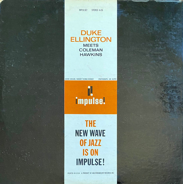Duke Ellington Meets Coleman Hawkins : Duke Ellington Meets Coleman Hawkins (LP, Album, RP)
