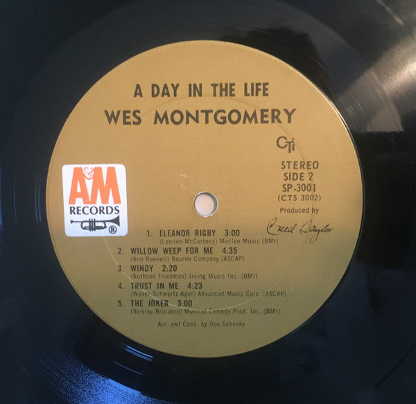 Wes Montgomery : A Day In The Life (LP, Album, Gat)
