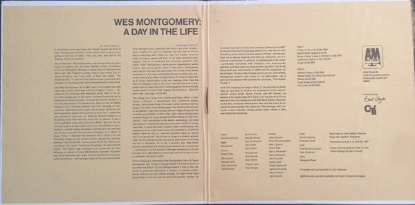 Wes Montgomery : A Day In The Life (LP, Album, Gat)