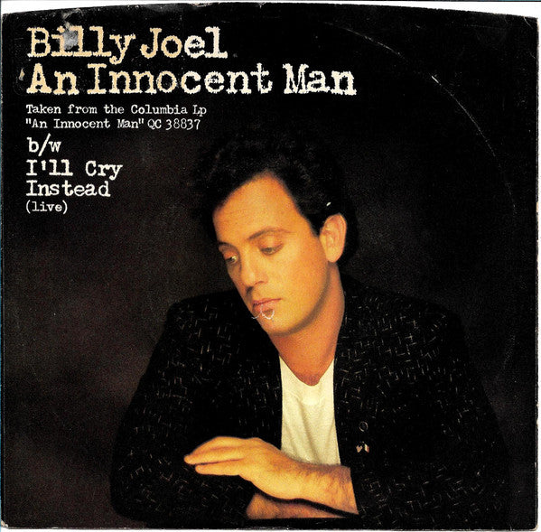 Billy Joel : An Innocent Man (7", Single, Car)