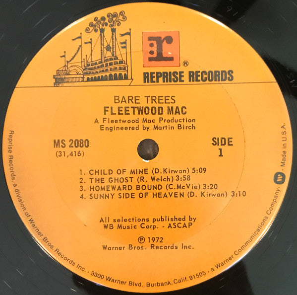 Fleetwood Mac : Bare Trees (LP, Album, RE, Ter)