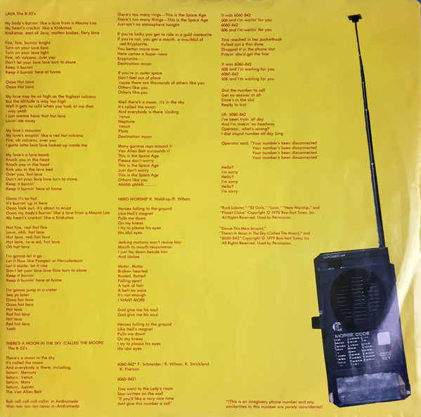 The B-52's : The B-52's (LP, Album, RP, Los)