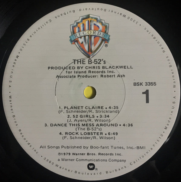 The B-52's : The B-52's (LP, Album, RP, Los)