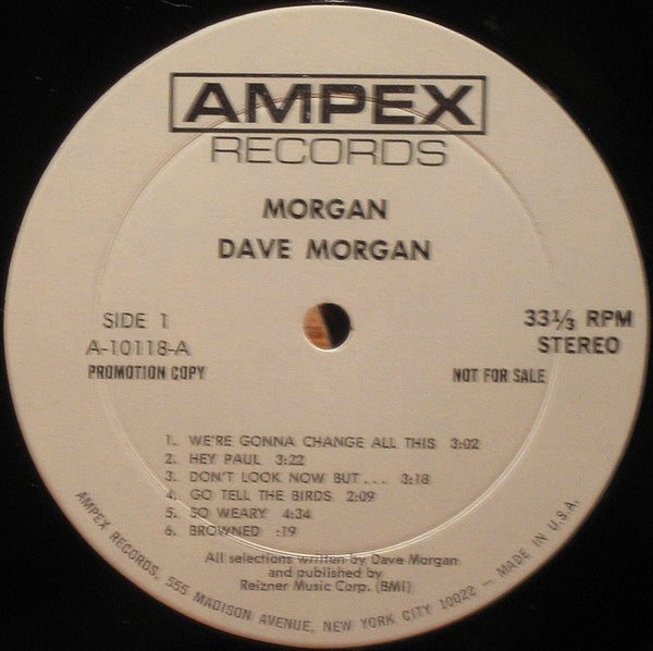 Dave Morgan (2) : Morgan (LP, Album, Promo, ARP)