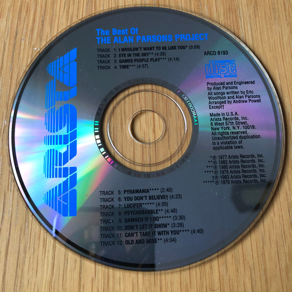The Alan Parsons Project : The Best Of The Alan Parsons Project (CD, Comp)