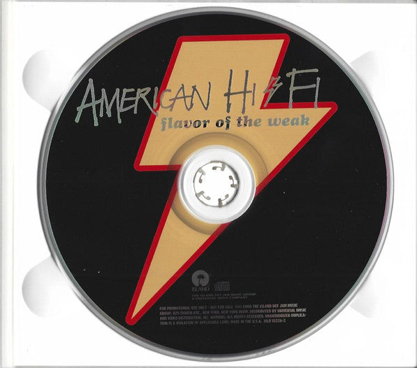 American Hi-Fi : Flavor Of The Weak (CD, Single, Promo, Dig)