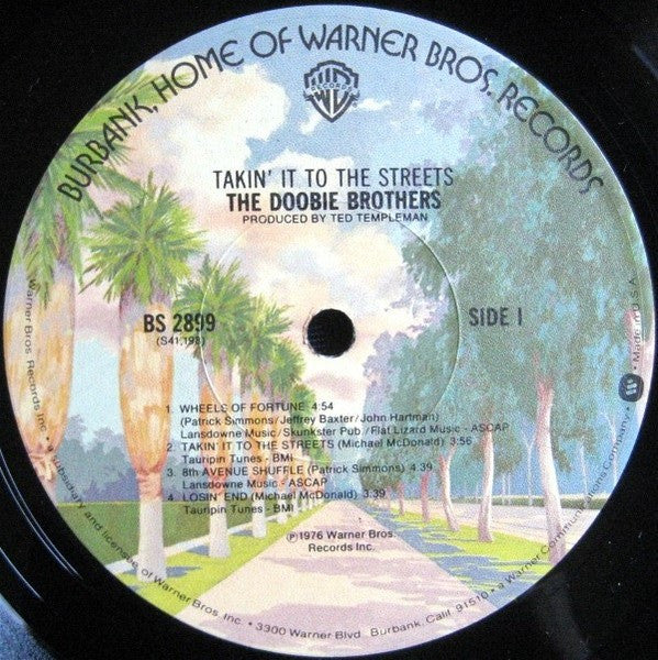 The Doobie Brothers : Takin' It To The Streets (LP, Album, Win)