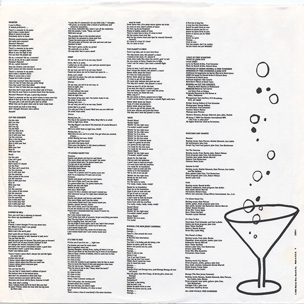 Fred Schneider & The Shake Society : Fred Schneider & The Shake Society (LP, Album, Spe)