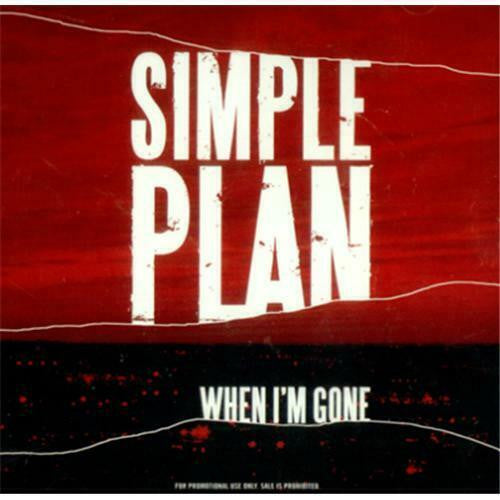 Simple Plan : When I'm Gone (CD, Single, Promo)