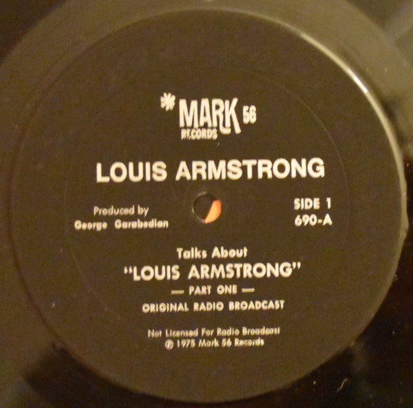 Louis Armstrong : Louis Armstrong Talks About Louis Armstrong (LP, Album)