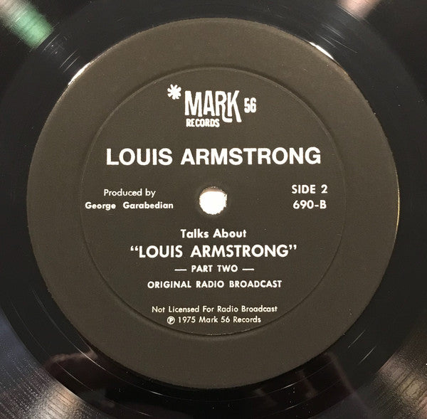 Louis Armstrong : Louis Armstrong Talks About Louis Armstrong (LP, Album)