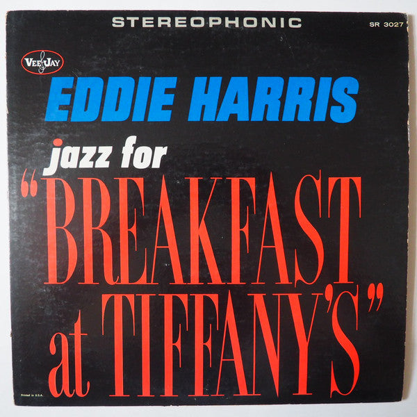 Eddie Harris : Jazz For "Breakfast At Tiffany's" (LP, Album)