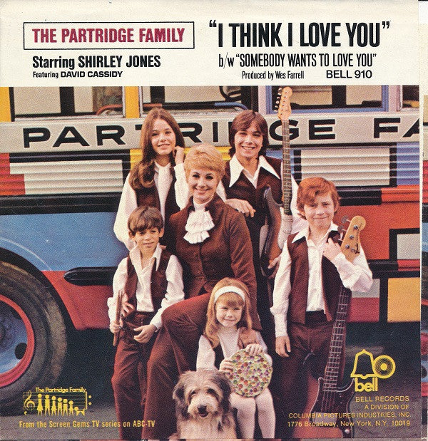 The Partridge Family : I Think I Love You (7", Single)