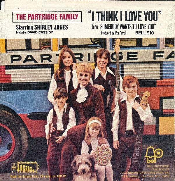 The Partridge Family : I Think I Love You (7", Single)