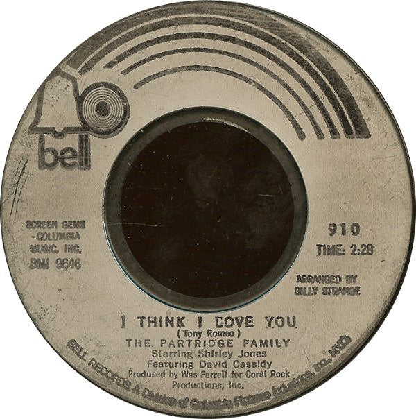 The Partridge Family : I Think I Love You (7", Single)