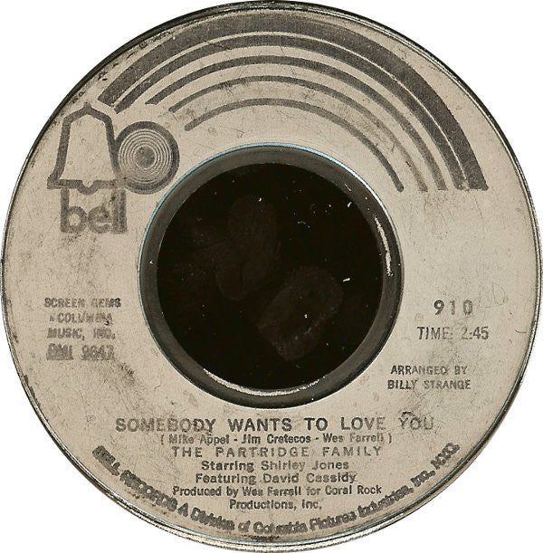 The Partridge Family : I Think I Love You (7", Single)