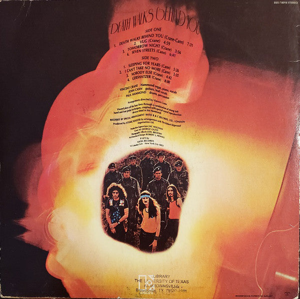 Atomic Rooster : Death Walks Behind You (LP, Album, San)