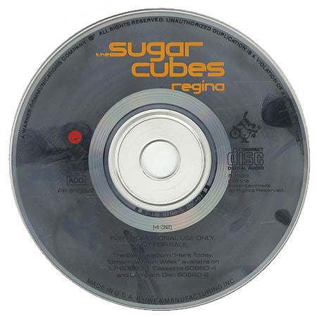The Sugarcubes : Regina (CD, Single, Promo)