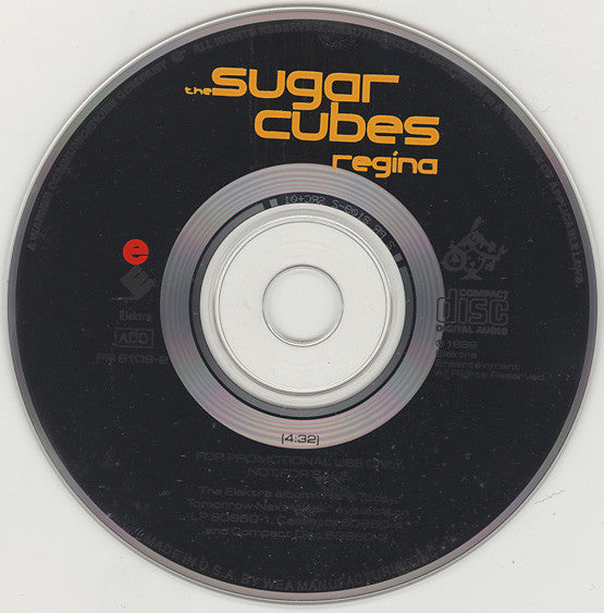 The Sugarcubes : Regina (CD, Single, Promo)