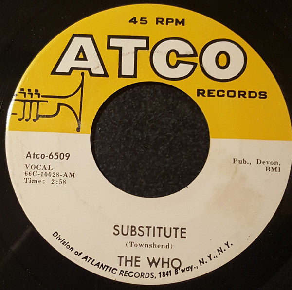 The Who : Substitute (7", Single, RE)