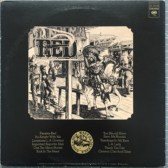 New Riders Of The Purple Sage : The Adventures Of Panama Red (LP, Album, Gat)