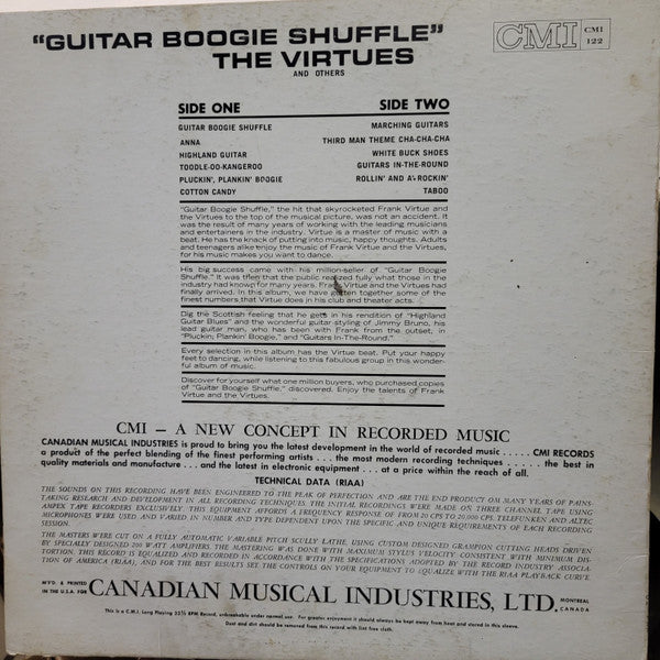 Frank Virtue And The Virtues : Guitar Boogie Shuffle (LP, Album)